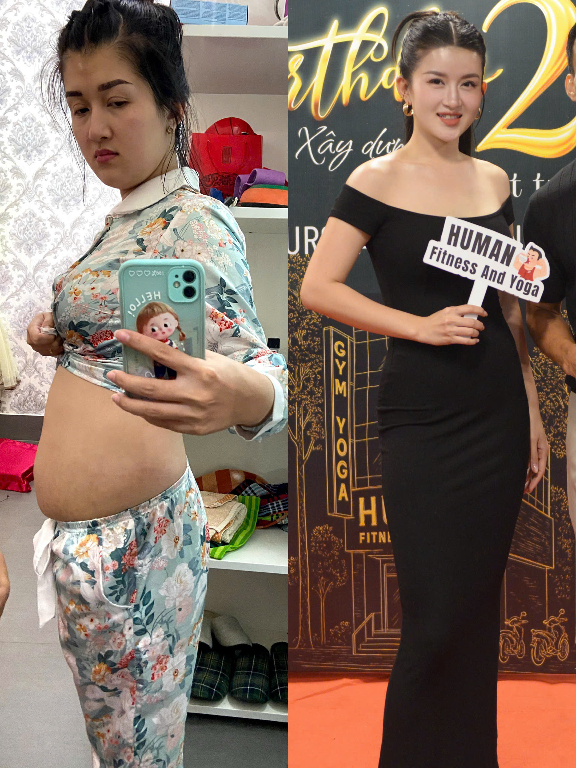 Kết quả giảm cân thực tế - khách hàng nữ